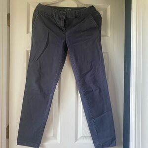 Loft modern skinny blue pants size 4